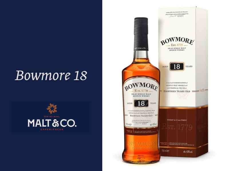 giá rượu bowmore 18