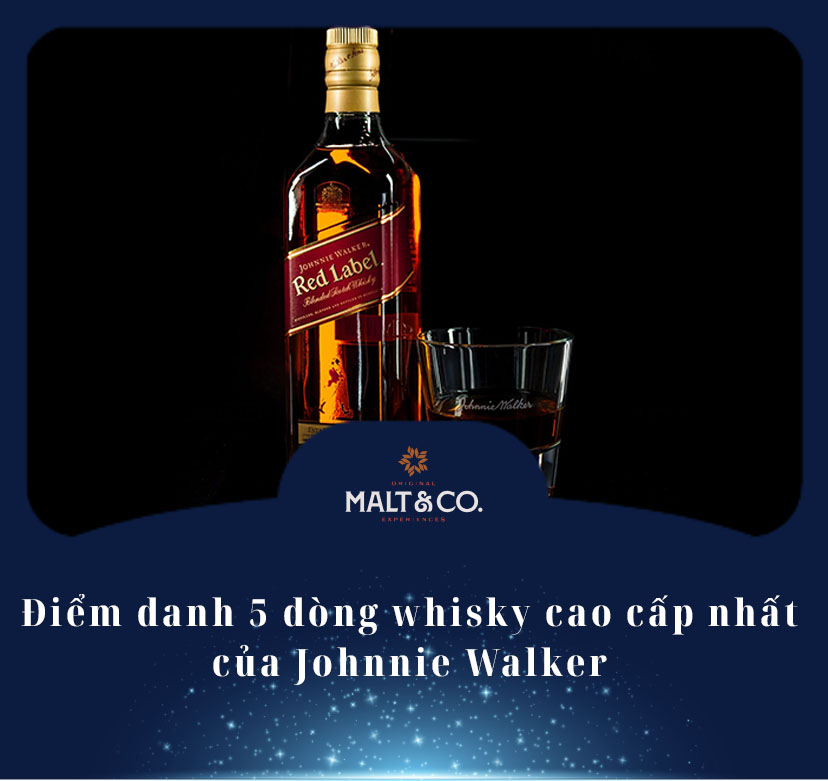 Điểm danh 5 dòng whisky cao cấp nhất của Johnnie Walker 